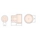 Головка ударная торцевая искробезопасная 6-гр. (3/4)107-46 AlCu, HORTZ