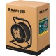 KRAFTOOL K-325, КГ, 3 х 2.5 мм2, 50 м, 4000 Вт, IP44, силовой удлинитель на стальной катушке (55086-50)