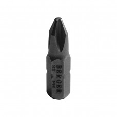 Биты магнитные PH2x25мм, 2 шт, S2, BERGER, BG2367