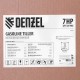 Мотоблок DPT-370-PRO, 7 л.с, ременное сцепление, ширина 90 см, глубина 35 см, фрез 3 х 4, ШОМ, передачи 4В/2Н Denzel (56404)
