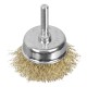 Набор щеток для дрели, 3 шт, 1 плоская, 65 мм, 50 мм чашка, ручная металлическая Matrix (74484)