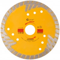 Диск отрезной алмазный, сегментный с защитными секторами CUTOP Profi Plus, 125 x 2.4 x 8.3 x 22.2 мм (67-415)