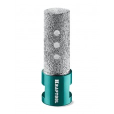 Вакуумная алмазная фреза пальчиковая VS DIAMOND, d 20 мм (М14, 50 мм) KRAFTOOL 29810-20