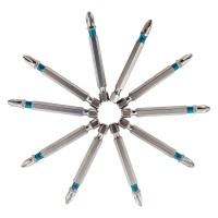 Набор бит РН2 х 70, сталь S2, 10 шт. Gross (11378)