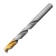 Набор сверл по металлу, 1-10 мм, Р6М5-TiN, Golden Tip, 19 шт Denzel (723003)