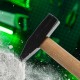 Молоток слесарный 800 г, квадратный боек, деревянная рукоятка Сибртех