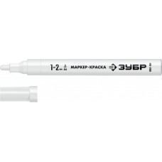 Маркер-краска МК-200 белый, 1 мм ЗУБР 06326-8