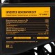 Генератор инверторный GT-3500iF, 3.5 кВт, 230 В, бак 5 л, открытый корпус, ручной старт Denzel (94705)