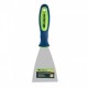 Шпательная лопатка из нержавеющей стали, 80 мм, двухкомпонентная ручка Сибртех (85524)