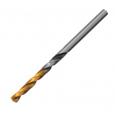 Сверло спиральное по металлу 4 x 75мм, Р6М5, Golden Tip, многогранная заточка Denzel (718272)
