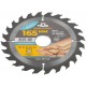 Диск пильный для циркулярных пил по дереву 165 х 30 х 24T + кольцо 30/20 мм (37657М)