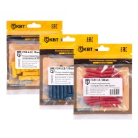 Гильза соединительная изолированная ГСИ 6.0 (15 шт) (КВТ) (91018)