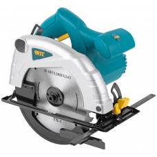 Пила дисковая 1200 Вт; 4500 об/мин; 185/20 мм; 3,0 кг; жел. опора; рез. накл.; коробка (80403)