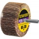 Круг шлифовальный лепестковый d 60 x 30 мм, P120, на шпильке d 6 мм STAYER 36608-120