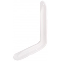 Уголок-кронштейн усиленный белый 160х250 мм (1,0 мм) (65966)