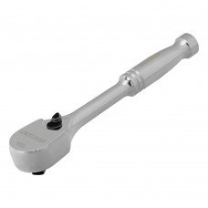 Ключ-трещотка 1/4, CrV, 120 зубьев, цельнометаллический, хром Gross