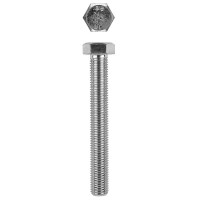 Болт 16х65 мм DIN 933, кл. пр. 8.8, цинк, 25 шт KRAFTOOL 303074-16-065