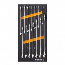 RUNTEC RT-WME14 Набор ключей комбинированных RUNTEC CrV 8-24 мм в ложементе EVA, 14 предметов (RT-WME14)