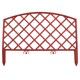Забор декоративный Сетка, 24 х 320 см, терракот, Palisad (65026)