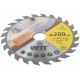 Диск пильный для циркулярных пил по дереву 200 х 30/25,4 х 24T (37745)