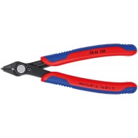 Бокорезы прецизионные Super Knips 125 мм, чернёные, для реза оптоволокна, 2-комп ручки Electronic KN-7861125
