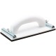 Терка для нажд.бумаги пластиковая с мет.прижимом 230х105 мм (39743)