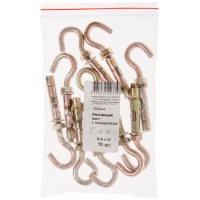 Анкерный болт с полукрюком М 8 х 40 10 шт Фасовка (26644-0)