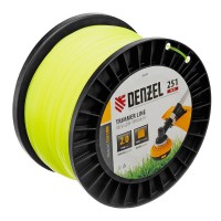 Леска для триммера квадрат, 2,0мм х 251м, на DIN катушке FLEX CORD Denzel (96291)