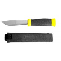 Нож туристический 110 мм, пластиковые ножны Professional STAYER 47630