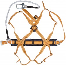 Удерживающая привязь с наплечными и набедренными лямками УП-2ЖВ ( канат ) (12578)