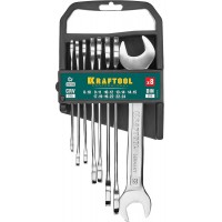 Набор ключей гаечных рожковых 8 - 24 мм, 8 шт KRAFTOOL 27033-H8C