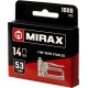 MIRAX скобы тип 53 (A/10/JT21), 14 мм, калибр 23GA. 1000 шт (3153-14)