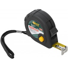 Рулетка прорезиненный корпус Универсал, тройной стопор 5 м x 19 мм