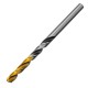 Сверло спиральное по металлу 4,5 x 80мм, Р6М5, Golden Tip, многогранная заточка Denzel (718274)
