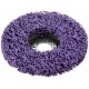 Диск зачистной полимерный, фиолетовый, посадочный диаметр 22,2 мм, 125 мм (39614)