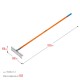 Садовые грабли PS-12 FIBER, 380 х 100 х 1530 мм, 12 витых зубцов, нержавеющая сталь, фибергласовый черенок, PROLine GRINDA 39482-12