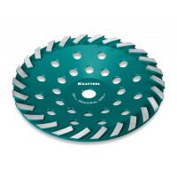 Сегментная алмазная чашка Turbo, d 230 мм, INDUSTRIAL KRAFTOOL 33368-230