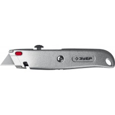 Универсальный металлический нож с трапециевидным лезвием А24 ЗУБР 09228