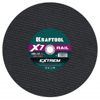 Отрезной диск для бензореза X7-EXTREM RAIL, 400x4.0 / 25.4 мм, по Ж/Д рельсам KRAFTOOL 36258-400-4.0