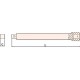 Удлинитель 1/2 250 мм, искробезопасный сплав BeCu 122-1012, HORTZ