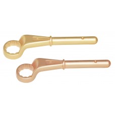 Ключ накидной под удлинитель 36 мм искробезопасный сплав AlCu 164A-36, HORTZ