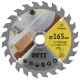 Диск пильный для циркулярных пил по дереву 165 х 20/16 х 24T (37731)