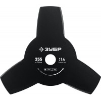 ЗУБР НТ-3, 255 мм, 3T, нож для триммера (71140)