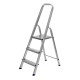 Стремянка, 3 ступени, алюминиевая, Сибртех (97713)
