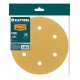 KRAFTOOL Giraffe GOLD-6 225 мм, Р120, шлифовальный круг на липучке, 6 отв. (35652-120)