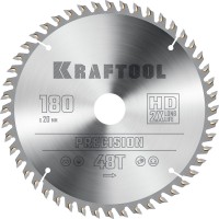Пильный диск по дереву Precision, 180 х 20 мм, 48Т KRAFTOOL 36952-180-20
