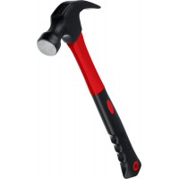 Молоток-гвоздодёр столярный 450 г с фиберглассовой рукояткой MIRAX 20231-450