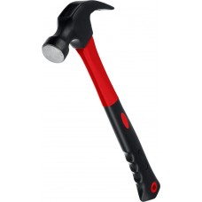 Молоток-гвоздодёр столярный 450 г с фиберглассовой рукояткой MIRAX 20231-450