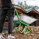 Тачка садово-строительная с PU колесом, грузоподъемность 180 кг, объем 90 л Сибртех (68968)