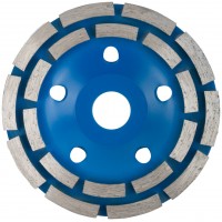 Диск алмазный шлифовальный, посадочный диаметр 22,2 мм, два ряда сегментов 125 мм (39518М)